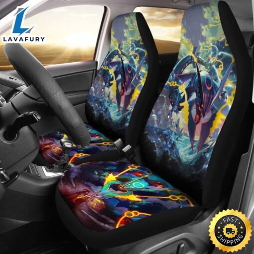 Mega Charizard Dragon Pokemon Movie Car Seat Covers