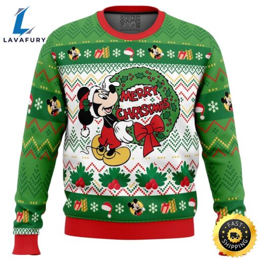 Merry Christmas Mickey Mouse Disney Ugly Christmas Sweater