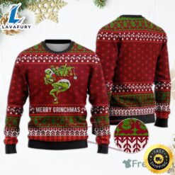 Merry Grinchmas Funny Grinch Red…