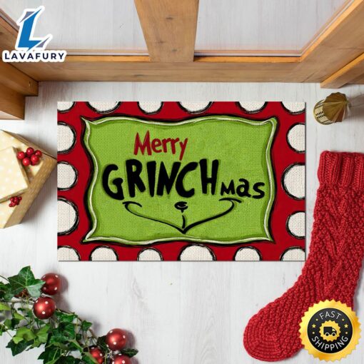 Merry Grinchmas Grinch Christmas Lovers Doormat