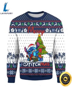 Merry Stitchmas Ugly 3D Christmas Sweater