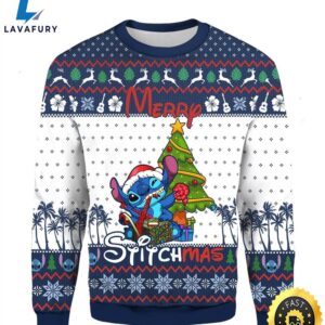 Merry Stitchmas Ugly 3D Christmas…