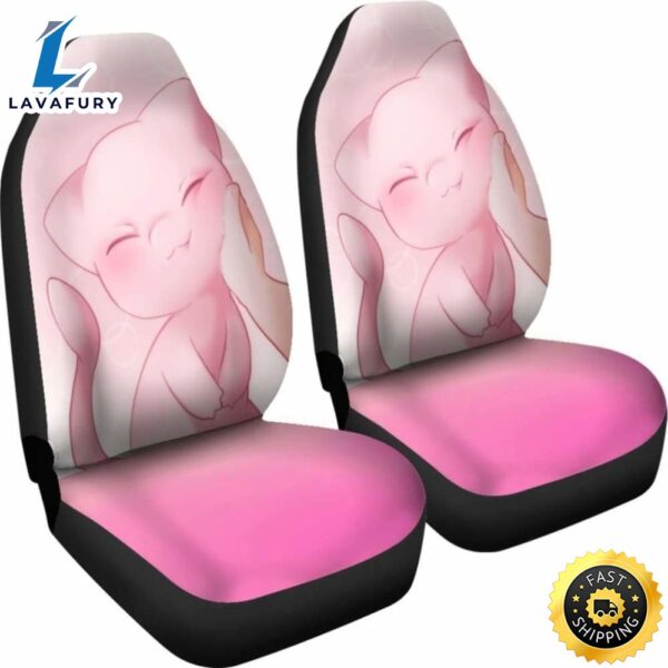 Mew Cute Car Seat Covers Anime Pokemon Car Accessories