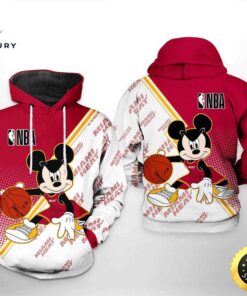 Miami Heat NBA Mickey 3D Printed Hoodie