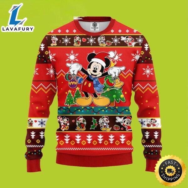 Mice Mickey Xmas Ball Disney Ugly Christmas Sweater