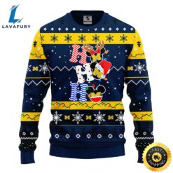 Michigan Wolverines Hohoho Mickey Christmas…