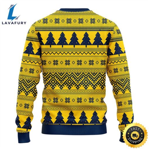 Michigan Wolverines Minion Christmas Ugly Sweater