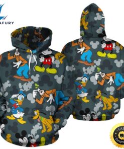 Mickey All Over Print 3D Printed Hoodie