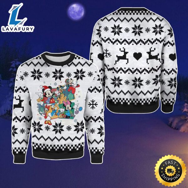 Mickey And Friends Merry Xmas Disney Ugly Christmas Sweater