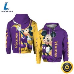 Mickey Disney Minnesota Vikings Pullover…