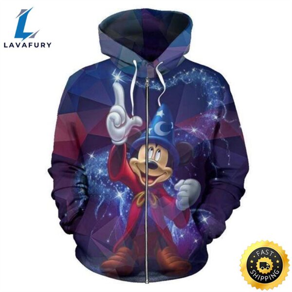 Mickey Fantasia 3D Hoodie For Men For Women All Over Printed Hoodie