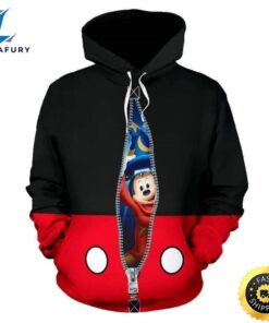 Mickey Fantasia 3D Printed Hoodie
