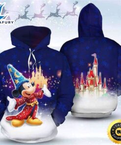 Mickey Fantasia Disney Castle 3D…