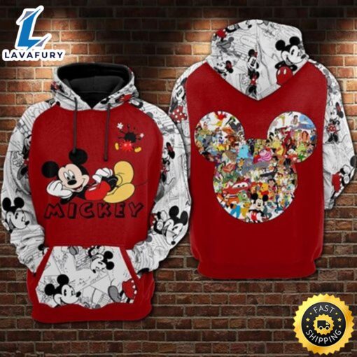 Mickey Lover 3D Printed Hoodie