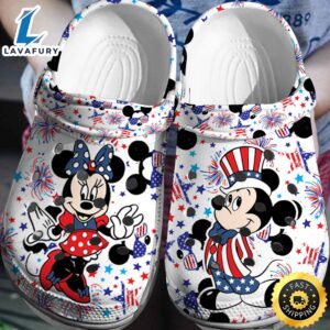 Mickey Minnie 4th Of July 3d Clog Shoes