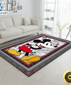 Mickey Mouse Face Rug Custom…