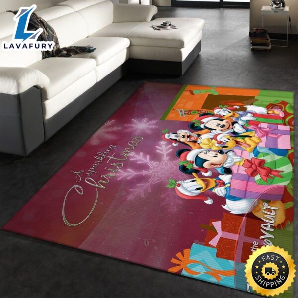 Mickey Mouse Family Rug  Custom Size And Printing