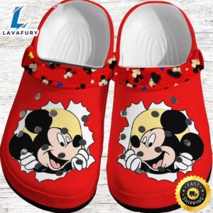 Mickey Mouse Red 3d Crocs…