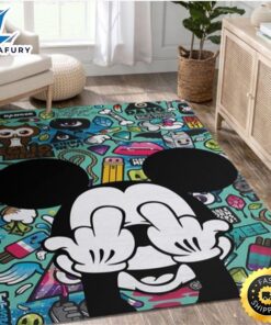 Mickey Mouse Rug Disney Floor…