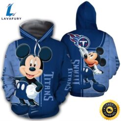 Mickey NFL 3D Printed Hoodie…