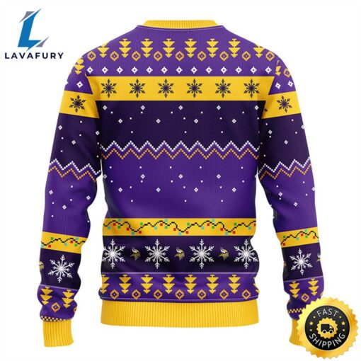 Minnesota Vikings HoHoHo Mickey Christmas Ugly Sweater