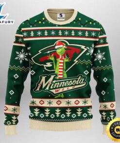 Minnesota Wild Funny Grinch Christmas…