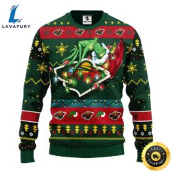 Minnesota Wild Grinch Christmas Ugly…