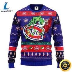 Montreal Canadians Grinch Christmas Ugly…