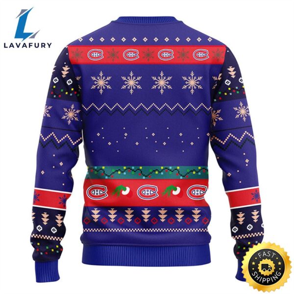 Montreal Canadians Grinch Christmas Ugly Sweater