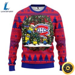 Montreal Canadians Minion Christmas Ugly…