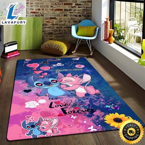 Movie Disney 3d Printing Star Stich Rugs Carpet