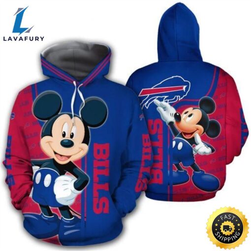 NFL Mickey 3D Printed Hoodie