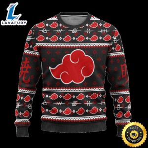 Naruto Anime Akatsuki Ugly Christmas Sweater Naruto Anime Xmas Gift