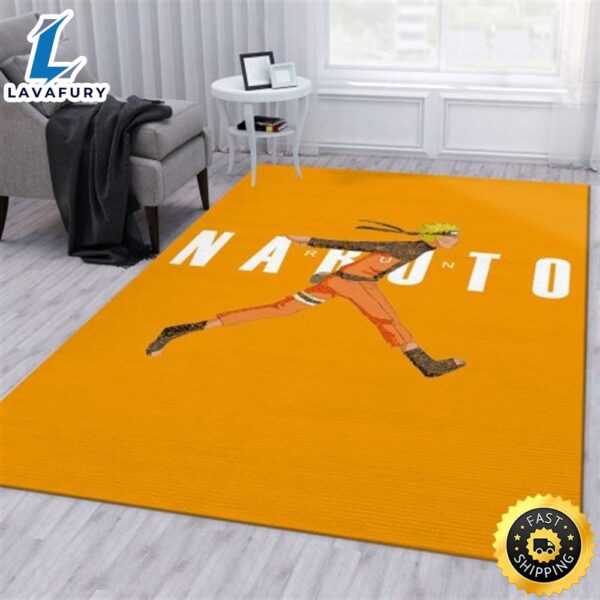 Naruto Anime Carpet Naruto Air Jordan Run Rug