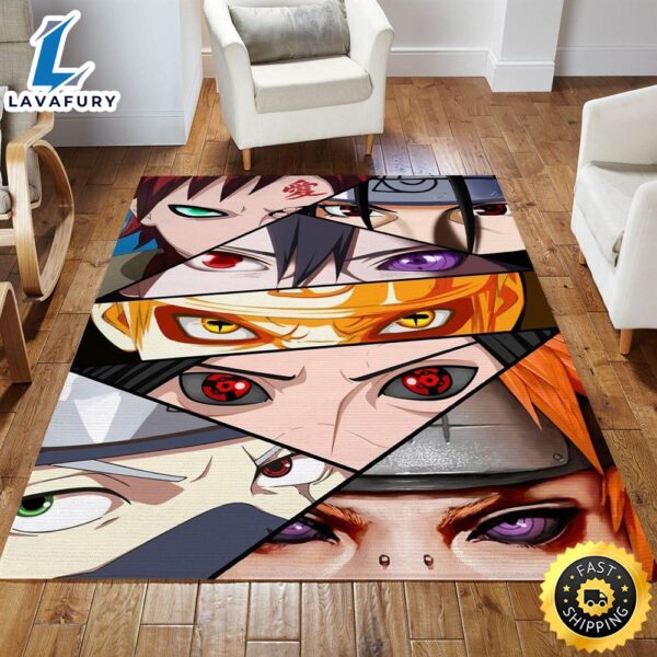 Naruto Anime Carpet Naruto Anime Eyes Rug