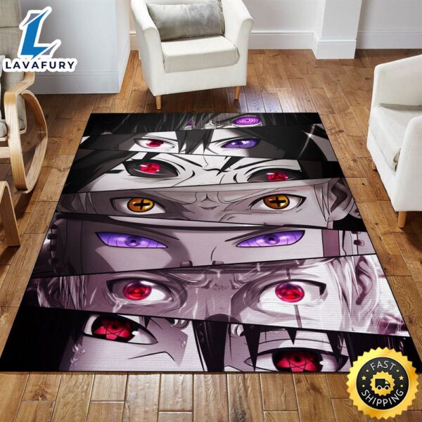 Naruto Anime Carpet Naruto Eyes Anime Rug