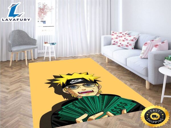 Naruto Anime Carpet Naruto Money Rug