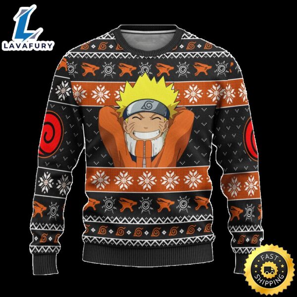 Naruto Anime Naruto Uzumaki Clan Anime Ugly Christmas Sweater
