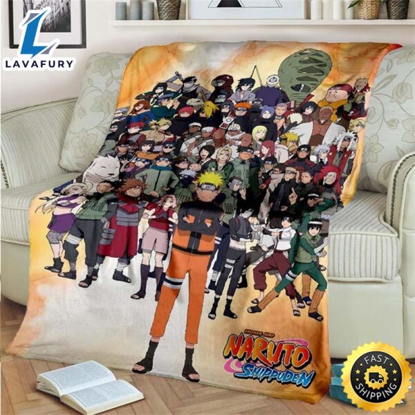 Naruto Blanket Anime 3D Poster Theme Throw Blanket