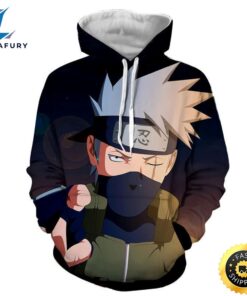 Naruto Hoodie Kakashi Pullover Hoodie…