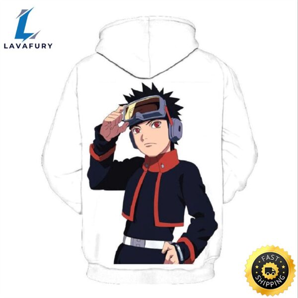 Naruto Hoodie Uchiha Obito Pullover Hoodie 3D Shirt