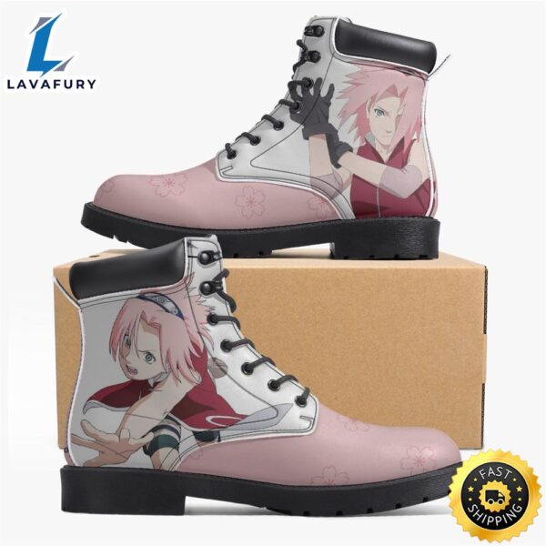 Naruto Shippuden Sakura Haruno All-Season Anime Boots