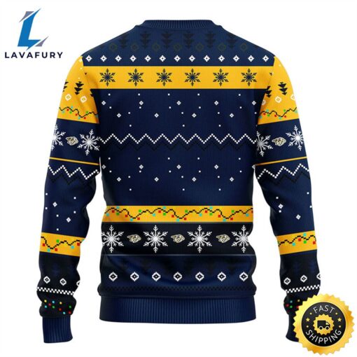 Nashville Predators Hohoho Mickey Christmas Ugly Sweater