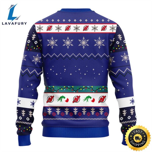 New Jersey Devils Grinch Christmas Ugly Sweater