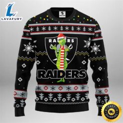 Oakland Raiders Funny Grinch Christmas…