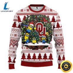 Oklahoma Sooners Minion Christmas Ugly…