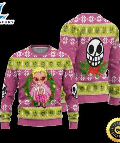 One Piece Donquixote Anime Ugly Christmas Sweater 3 ulgzjf.jpg