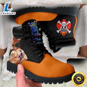 One Piece Ace Boots Shoes Simple Style