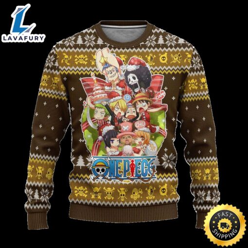 One Piece Anime Ugly Christmas Sweater