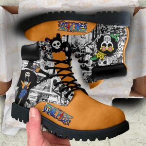 One Piece Brook Boots Manga Anime Shoes